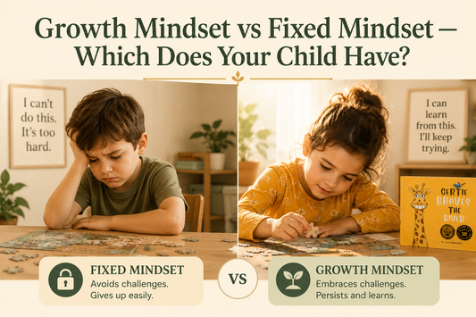 Growth Mindset vs Fixed Mindset in Children — The Difference That Shapes Everything