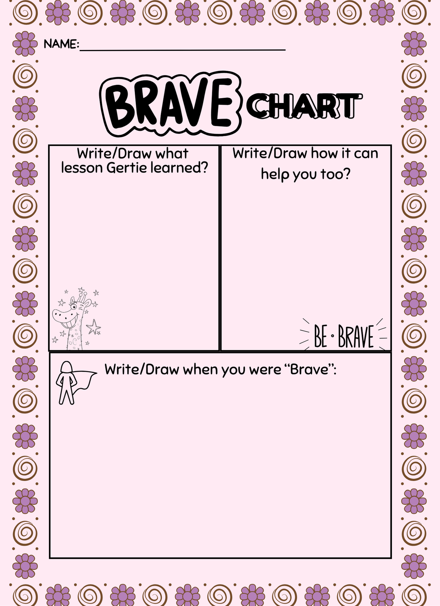 Gertie the Brave Giraffe - 11 Lesson Plans Elementary Grade Level