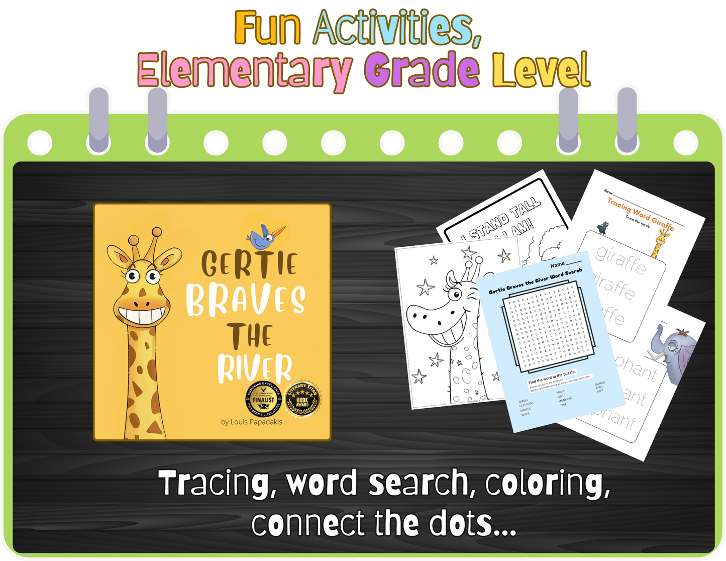 Back-to-School Activity Pack for Gertie Braves the River