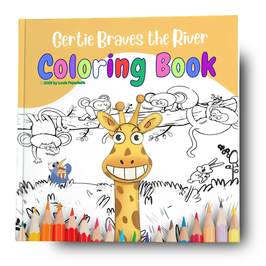 Gertie Braves the River Coloring Book – Creative Activity Fun